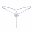 Rose Pearl Crotchless G-String | Lavah Intimates