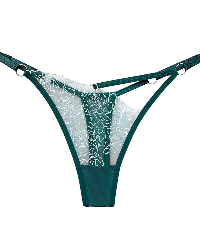 Jasmin Thong  LAVAH LINGERIE & INTIMATES Green One Size 1pc