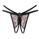 Wren Blossom Embroidered Thong