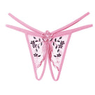 Wren Blossom Embroidered Thong
