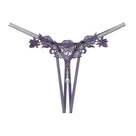 Amalie Applique Rhinestone G-String