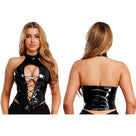 Raven Lace-Up Halter Top