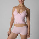 Mimosa Lace-Trim Cami Set