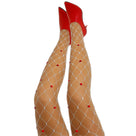 Lucie Rhinestone Fishnet Tights
