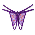 Wren Blossom Embroidered Thong