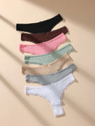 Everyday Ribbed Thong 7-Pack