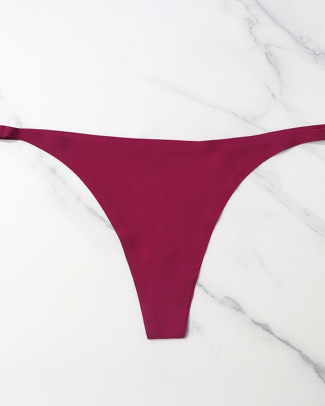 Teeny Tiny Thong  LAVAH Wine Red S 1pc