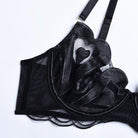 Black Heart 3 - Piece Set - LAVAH INTIMATES