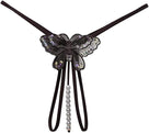 Butterfly Crotchless Pearl Thong | Lavah Intimates