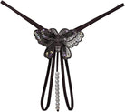 Butterfly Crotchless Pearl Thong | Lavah Intimates