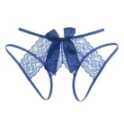 Bow - Lace Crotchless Panty - LAVAH INTIMATES