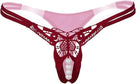 Social Butterfly Crotchless Pearl Thong | Lavah Intimates