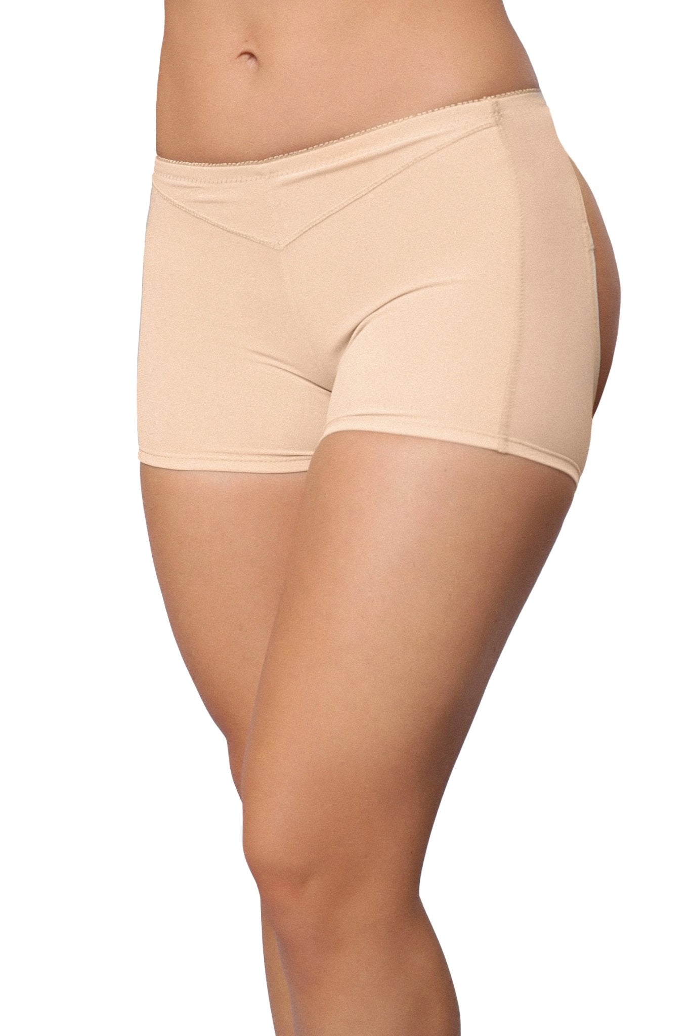 Butt Lifter Boy Short - Beige - LAVAH INTIMATES