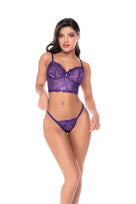 Liora Lace Longline Bra Set