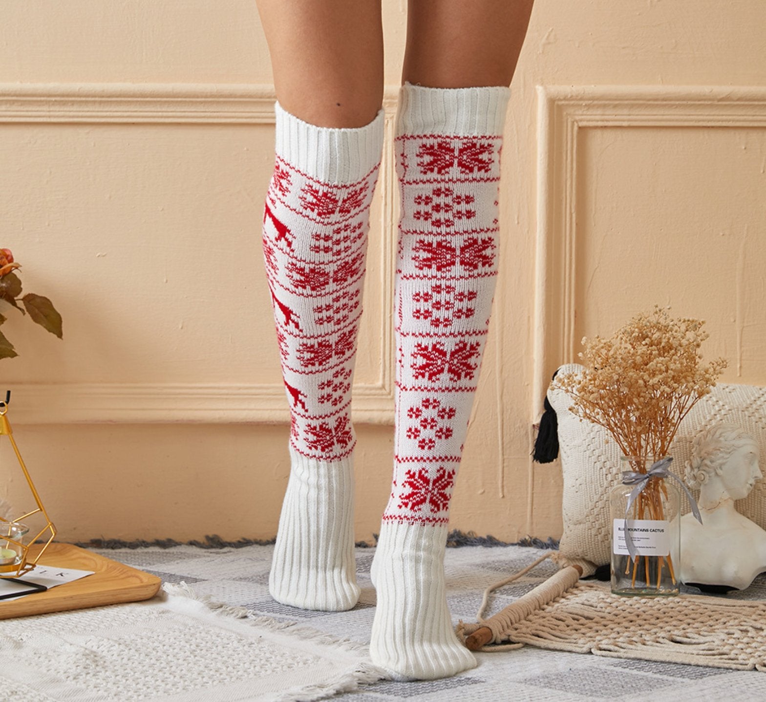 Christmas Thigh High Socks - LAVAH INTIMATES