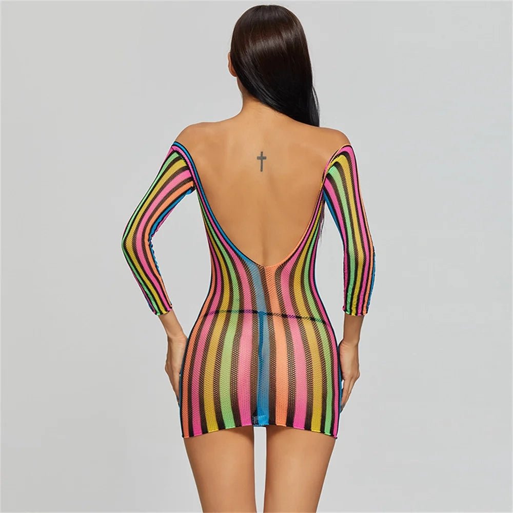 Chroma Tease Dress - LAVAH INTIMATES