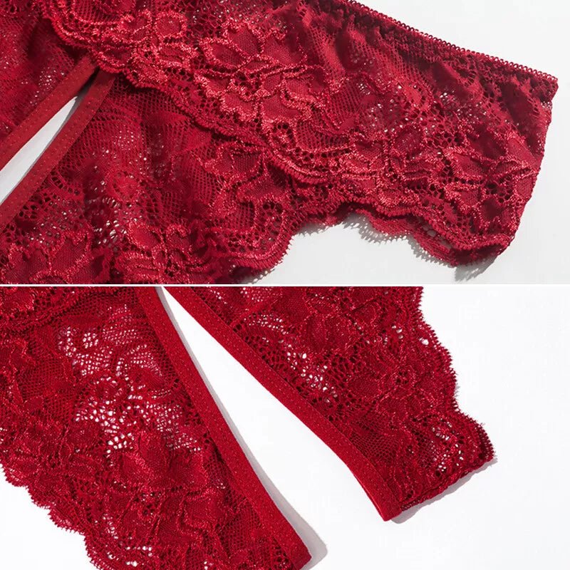 Crotchless Lace Panties - 5 Pack - LAVAH INTIMATES