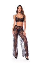 Primavera Black Lace 3pc Pant Set