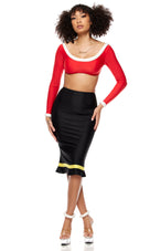 Sailor's Girl 5-Piece Women's Cartoon Character Costume