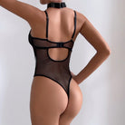 Ella Wetlook Bodysuit w/ Choker - LAVAH INTIMATES