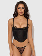 Jocelyn Lace Underwire Bustier & G-String Set