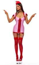 Mile High Club 5-Piece Flight Attendant Costume Set