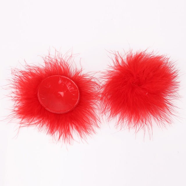 Faux Fur Pasties - LAVAH INTIMATES