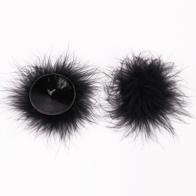 Faux Fur Pasties - LAVAH INTIMATES