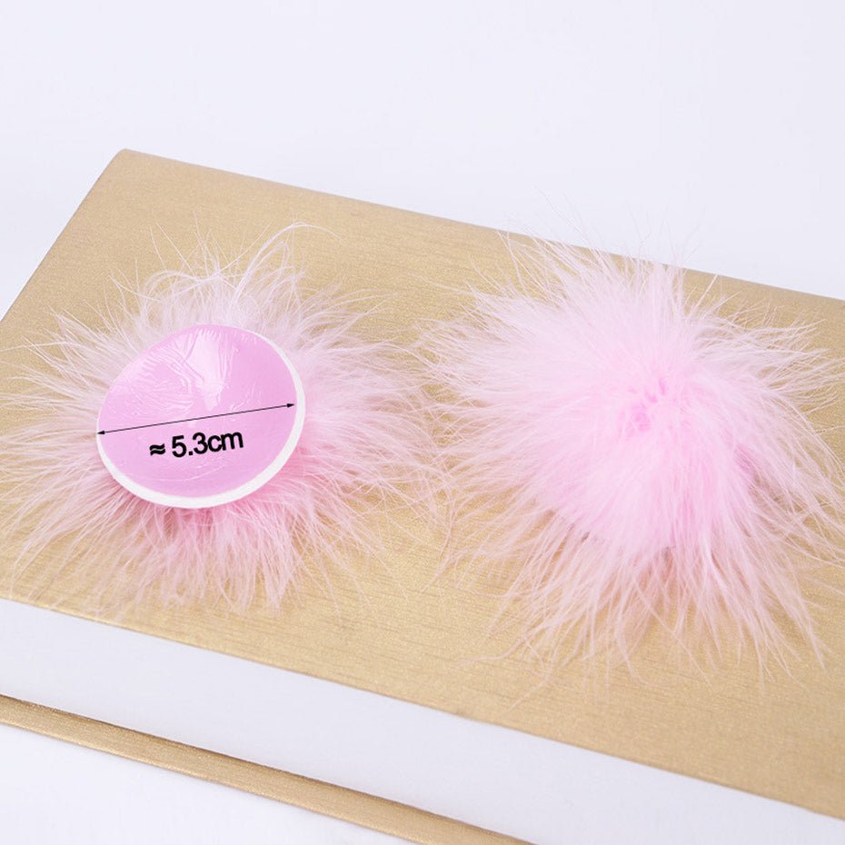 Faux Fur Pasties - LAVAH INTIMATES