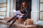 Cortina Black Satin Robe