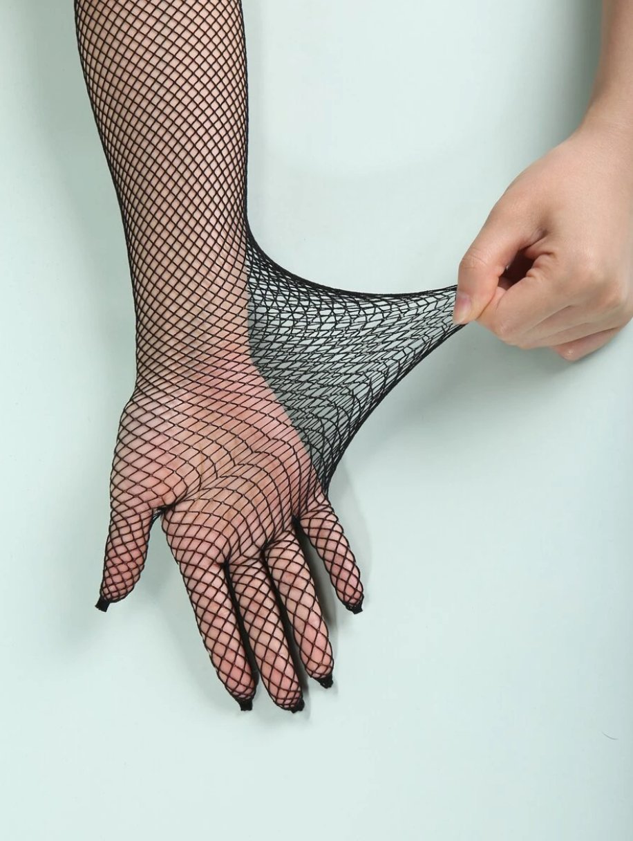 Fishnet Long Sleeve Gloves - LAVAH INTIMATES