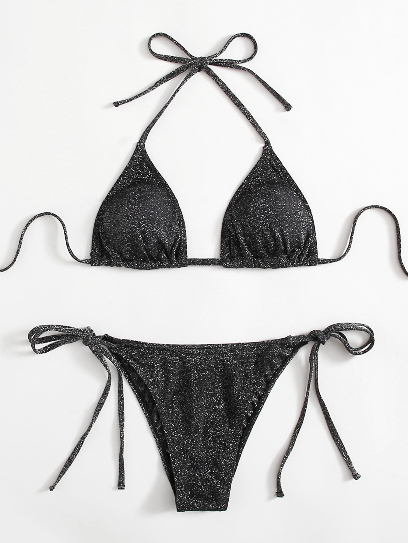 Glisten Bikini - Black - LAVAH INTIMATES