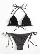 Glisten Bikini - Black - LAVAH INTIMATES