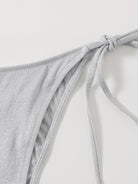 Glisten Bikini - Silver - LAVAH INTIMATES