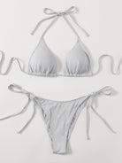 Glisten Bikini - Silver - LAVAH INTIMATES