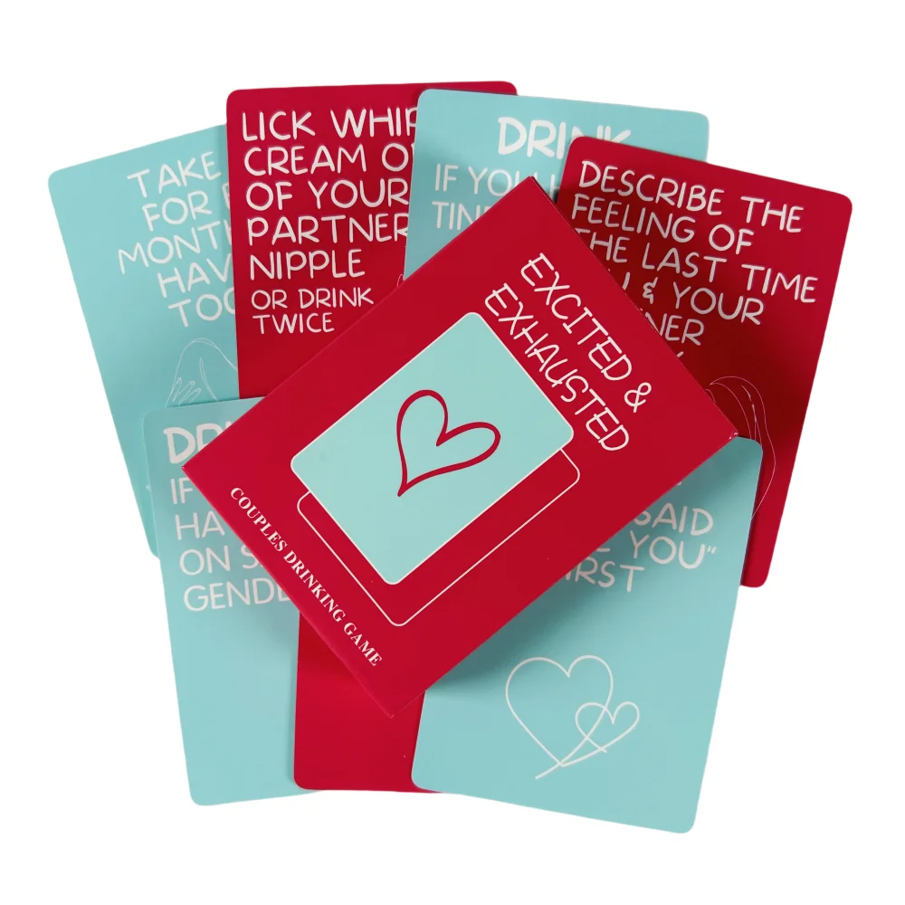 Excited & Exhausted Couples Card Game | Lavah Intimates