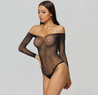 Lara Rhinestone Bodysuit - LAVAH INTIMATES