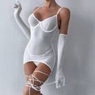 Mimi Dress Set - White - LAVAH INTIMATES