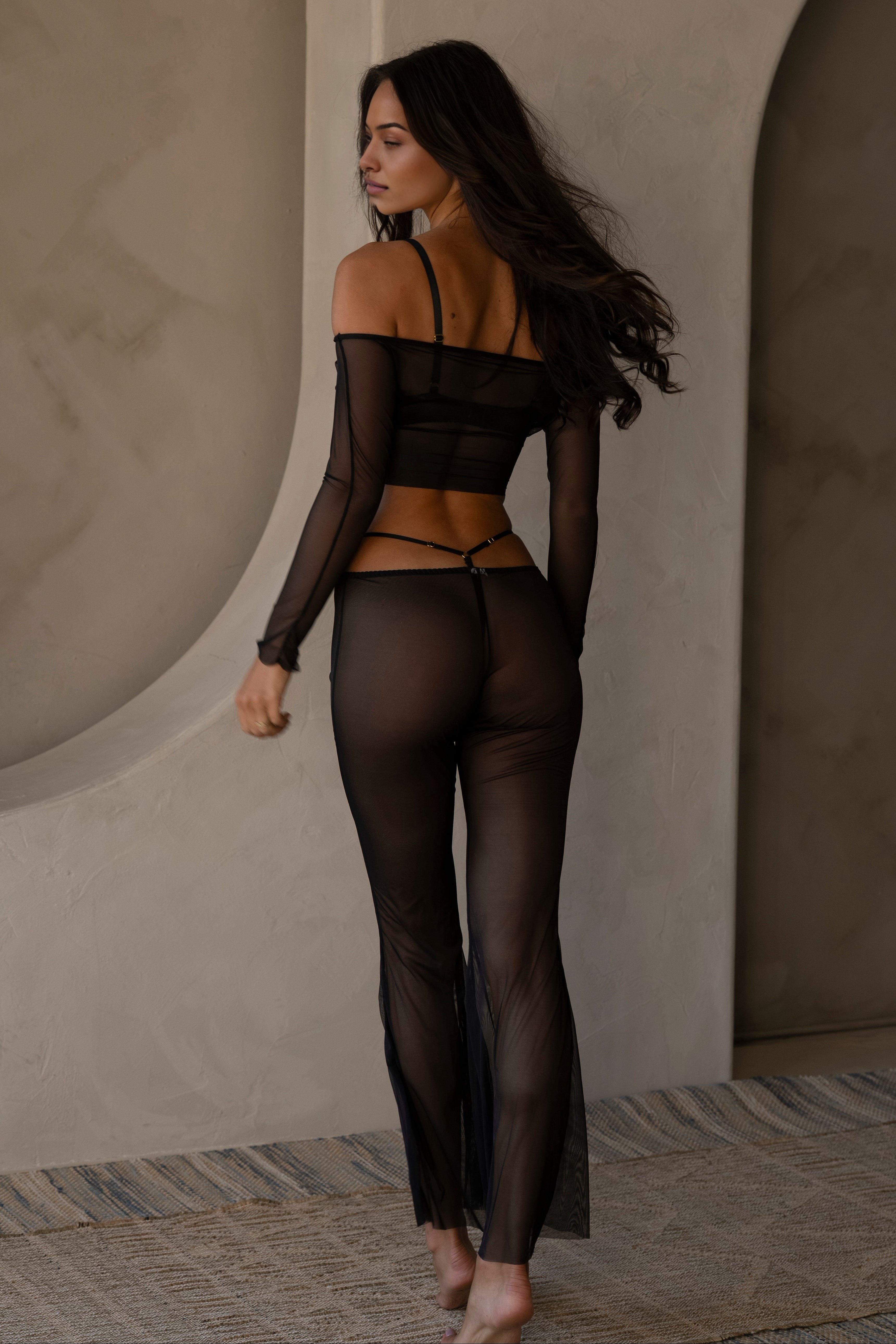 Dramatic Edge Sheer Set | Lavah Intimates