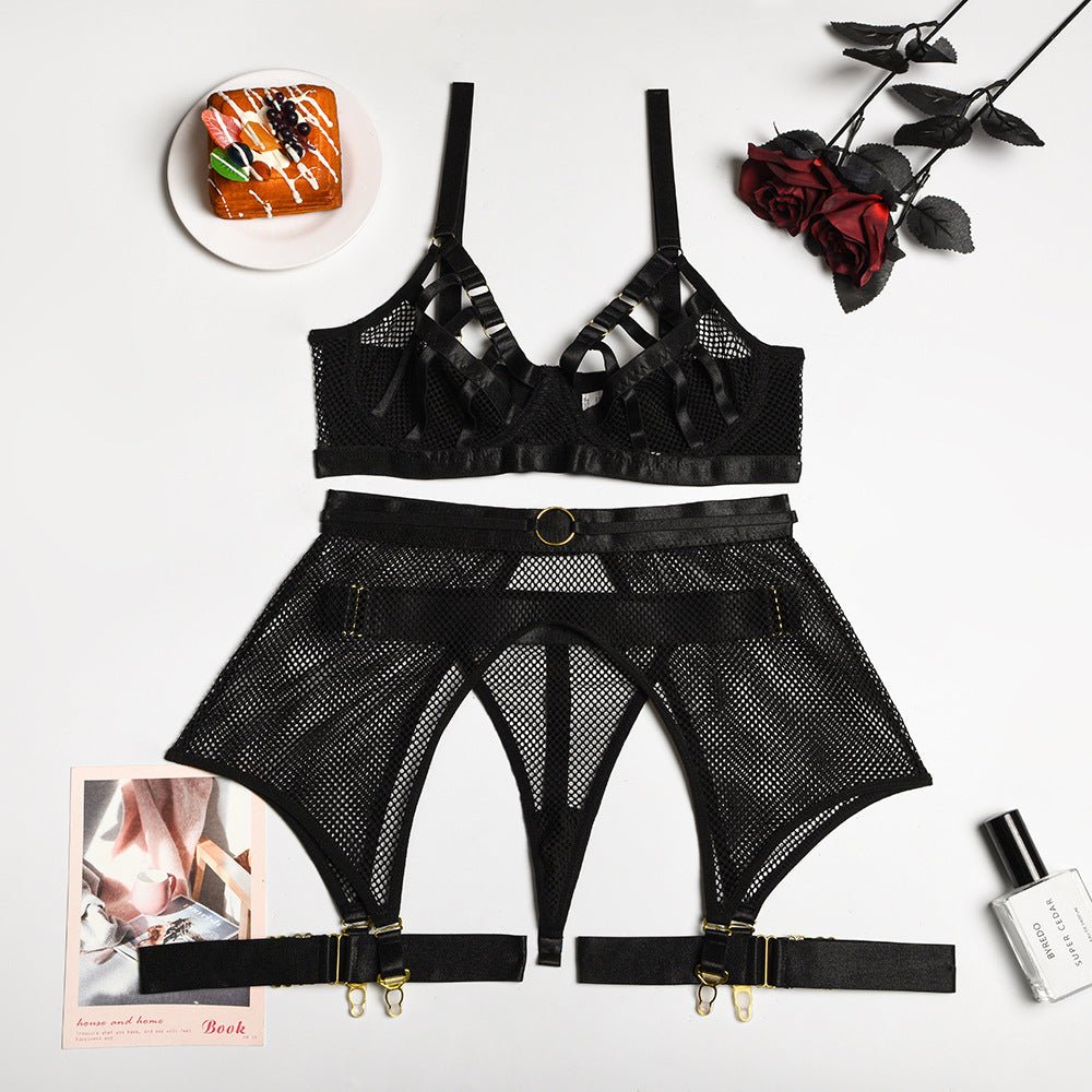 Onyx Three - Piece Set - LAVAH INTIMATES