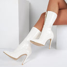 Patent Heeled Ankle Boots - LAVAH INTIMATES