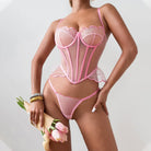 Pink Femme Lingerie Set - LAVAH INTIMATES