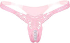 Social Butterfly Crotchless Pearl Thong | Lavah Intimates