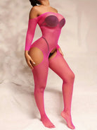 Pretty In Pink Bodystocking - LAVAH INTIMATES