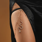 Snake Thigh Garter Chain - LAVAH INTIMATES