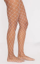 White Fishnet Pantyhose - LAVAH INTIMATES