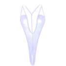 Deep V Micro Thong Crotchless Bodysuit