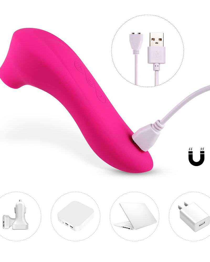 Vibrating Sucking Clitoral Massager sex toy LAVAH   