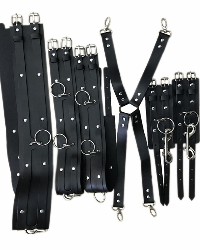 Thigh Cuffs & Restraint 6-Piece Set body harness LAVAH   
