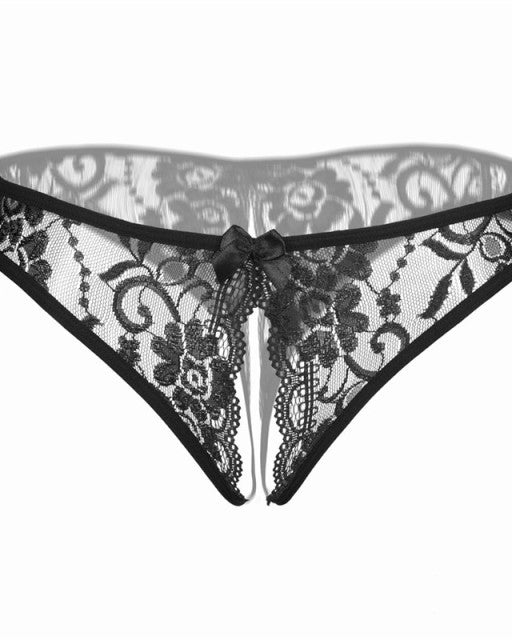 Vanessa Crotchless Panties panties LAVAH Black L/XL 